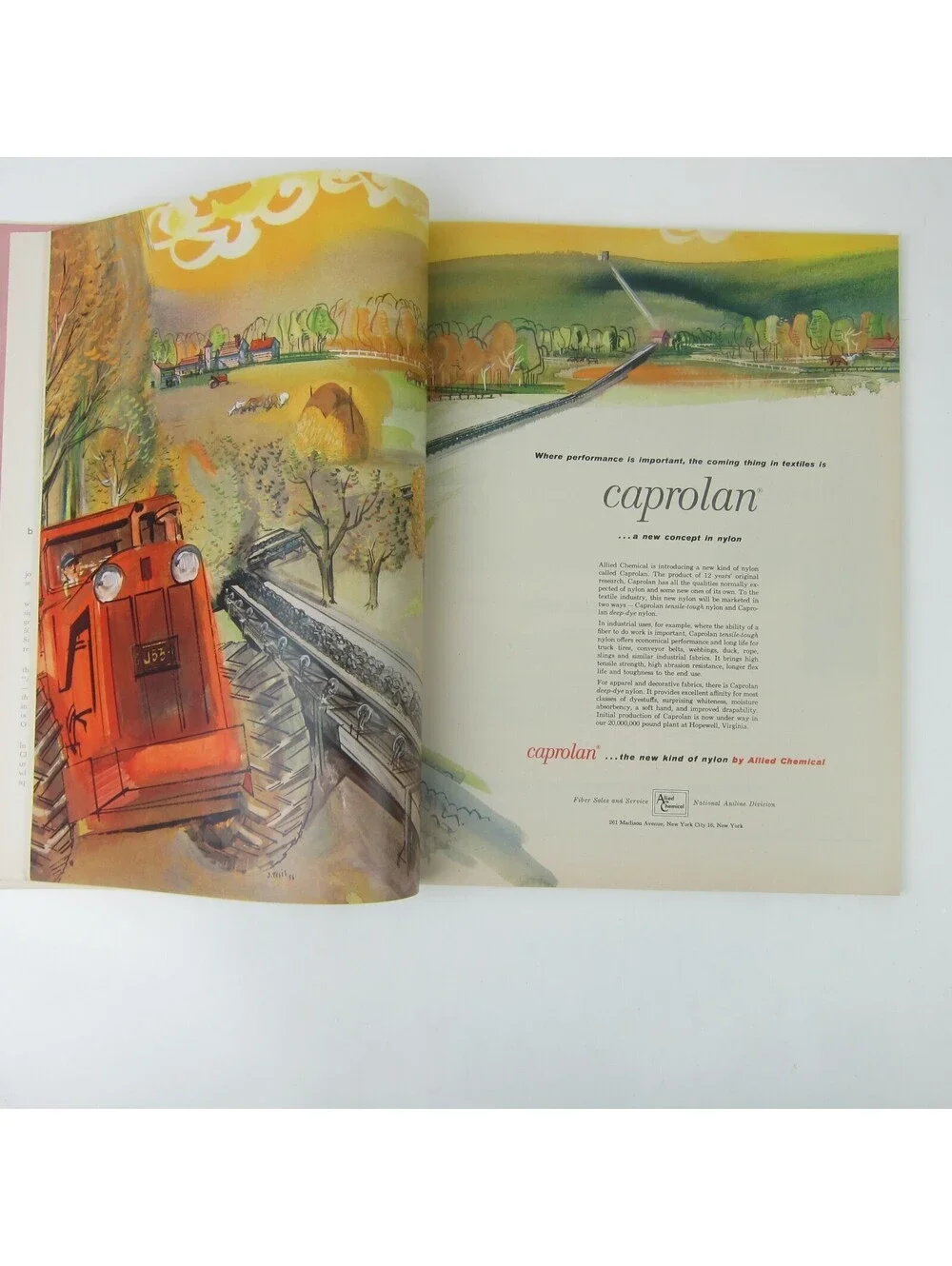 Vintage FORTUNE Magazine August 1956 Cadillac Caprolan Standard Johnnie Walker
